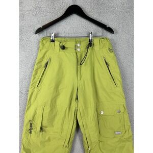Liquid Snowboard Pants Mens Small Green Venture Series WPB 5000mm Waterproof Men